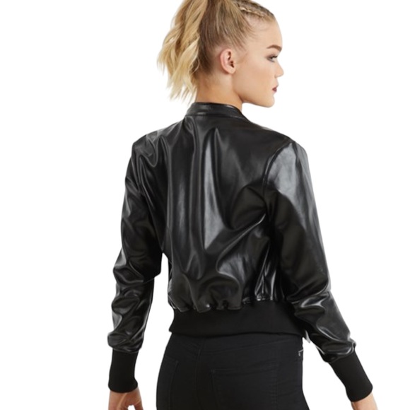 Urban Groove Vegan Leather Black Jacket - Picture 2 of 16